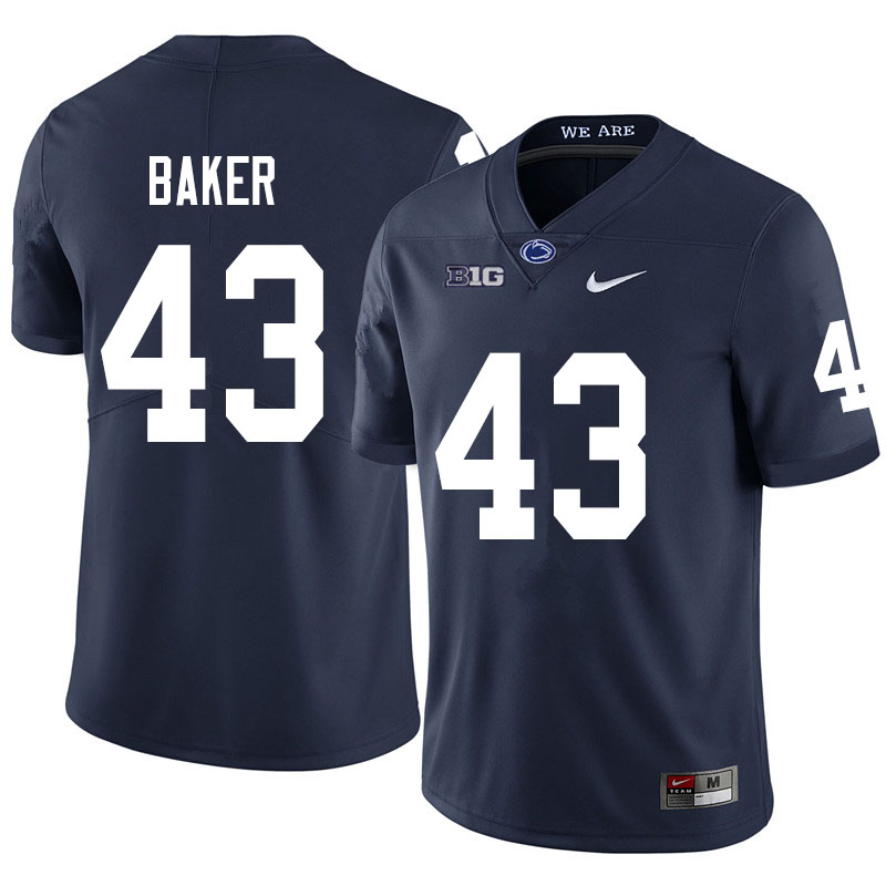 NCAA Nike Men's Penn State Nittany Lions Trevor Baker #43 College Football Authentic Navy Stitched Jersey DAL2798JD